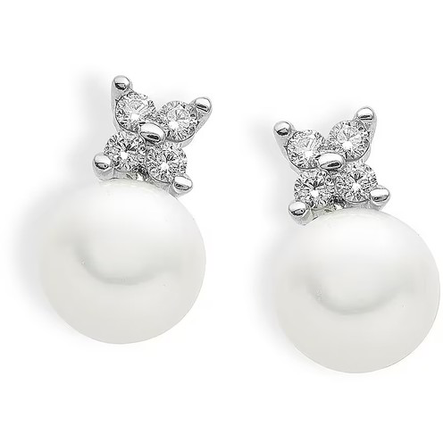 Orecchini Donna Ambrosia Punto Luce Perla - AOP 111