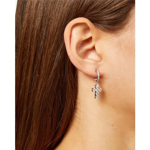 Orecchini Donna Chiara Ferragni Bold Cross - J19AWC05