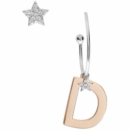 Orecchini Donna Comete Stella Lettera D - ORA 151