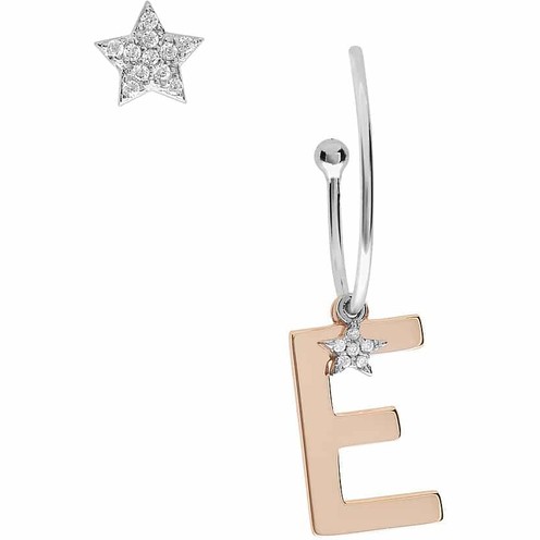 Orecchini Donna Comete Stella Lettera E - ORA 152