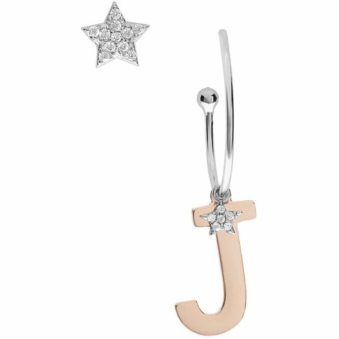 Orecchini Donna Comete Stella Lettera J - ORA 157