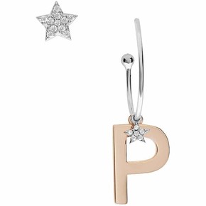 Orecchini Donna Comete Stella Lettera P - ORA 163 Orecchini Donna Comete Stella Lettera P - ORA 163