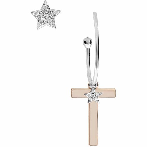 Orecchini Donna Comete Stella Lettera T - ORA 167