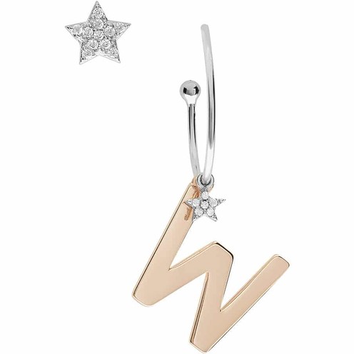 Orecchini Donna Comete Stella Lettera W - ORA 170