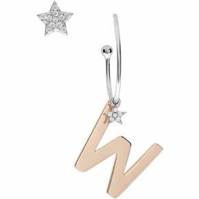 Orecchini Donna Comete Stella Lettera W - ORA 170 Orecchini Donna Comete Stella Lettera W - ORA 170