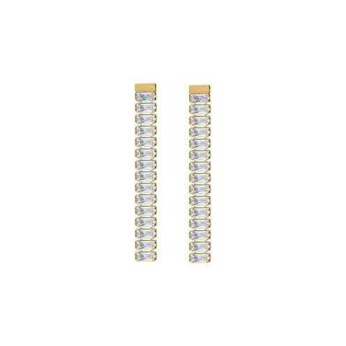 Luca Barra Orecchini Donna Holiday Punto Luce In Argento Con Cristallo Bianco 4mm - Lbok919