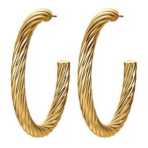 Orecchini Donna Luca Barra Cerchi - OK1278