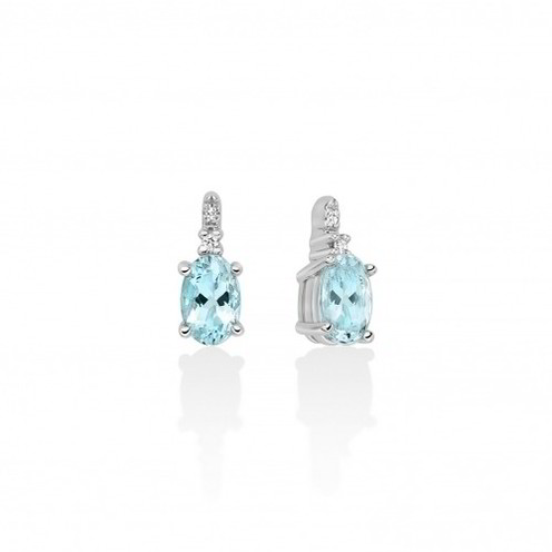 Orecchini Donna Miluna Acquamarina - ERD2850