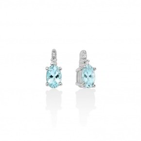 Orecchini Donna Miluna Acquamarina - ERD2850