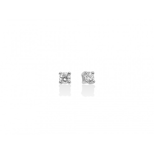 Orecchini Donna S.ROMZA Punti Luce - Set 3 Paia: Tondi, Quadrati, Cuore, In Ottone Con Argento 925, Ipoallergenici