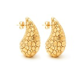 Orecchini Donna Raspini Goccia Coccodrillo Dorati - 12035 Orecchini Donna Raspini Goccia Coccodrillo Dorati - 12035