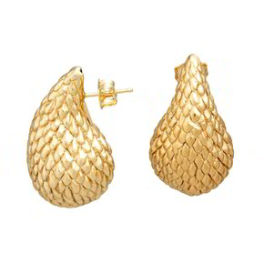 Orecchini Donna Raspini Goccia Serpente Dorati - 12034 Orecchini Donna Raspini Goccia Serpente Dorati - 12034