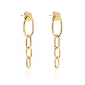 Orecchini Donna Unoaerre Catena Ovale - 2365