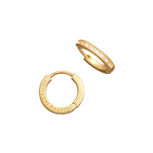 Orecchini Giovanni Raspini Huggie Crystal Dorati - 11967