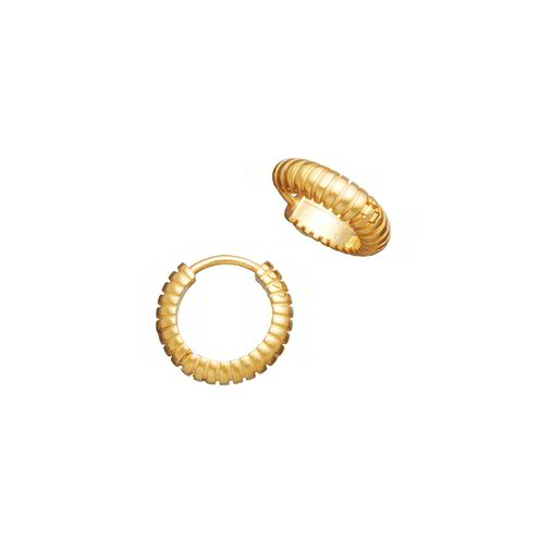 Orecchini Giovanni Raspini Huggie Rigati Dorati - 11964