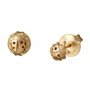 Orecchini Giovanni Raspini Mini Coccinella Dorati - 11817 Orecchini Giovanni Raspini Mini Coccinella Dorati - 11817
