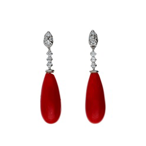 Orecchini Guzzi Gioielli Oro 18Kt Corallo - OCZ00363-1