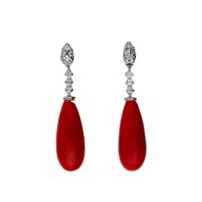 Orecchini Guzzi Gioielli Oro 18Kt Corallo - OCZ00363-1