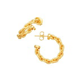 Orecchini Raspini Cerchio Catena Dorati Piccoli - 12366 Orecchini Raspini Cerchio Catena Dorati Piccoli - 12366