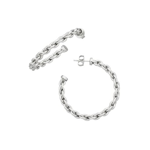 Orecchini Raspini Cerchio Catena Grandi - 12356