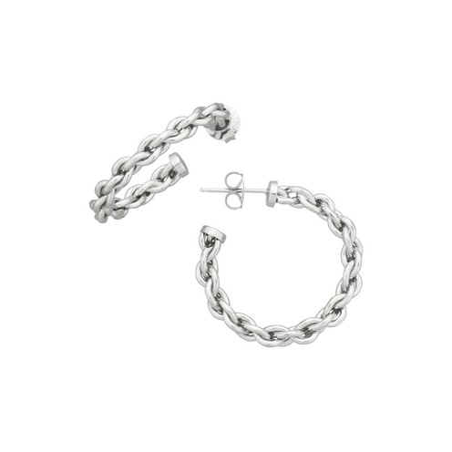 Orecchini Raspini Cerchio Catena Medi - 12355