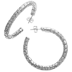 Orecchini Raspini Cerchio Coccodrillo Grandi - 10660