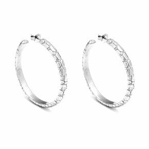 Orecchini Raspini Cerchio Moon Crocodile Grandi - 11152