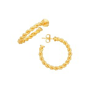 Orecchini Raspini Cerchio Treccia Dorati Medi - 12364