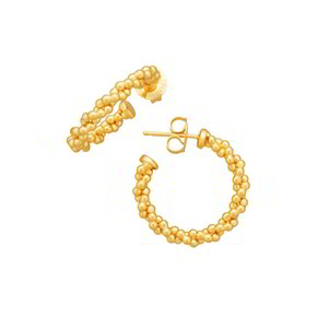 Orecchini Raspini Cerchio Treccia Dorati Piccoli - 12363