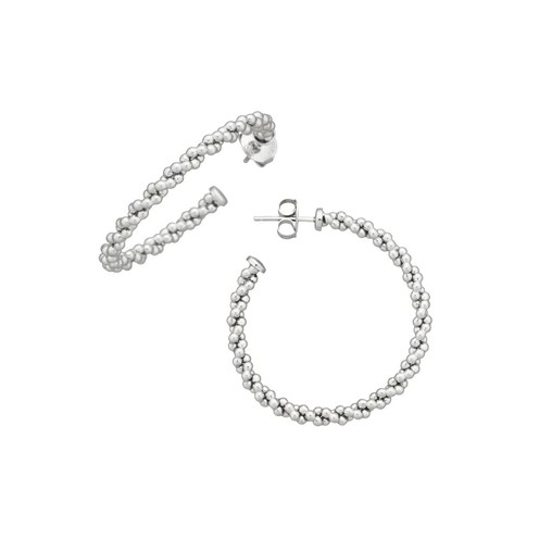 Orecchini Raspini Cerchio Treccia Grandi - 12353