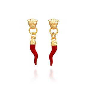 Orecchini Raspini Leopardo Cornino Dorati - 12029