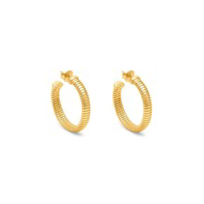 Orecchini Raspini Tubogas Grandi Dorati - 12542