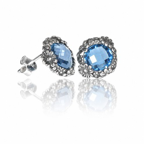 Orecchini Tesoro Di Hera Margherite Quarzo - FOR008-AZ