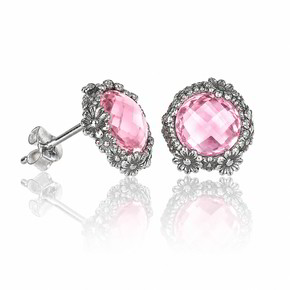 Orecchini Tesoro Di Hera Margherite Quarzo - FOR008-R