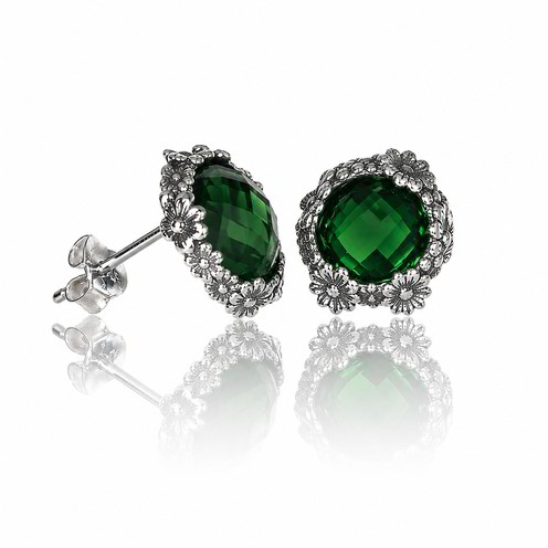 Orecchini Tesoro Di Hera Margherite Quarzo - FOR008-V