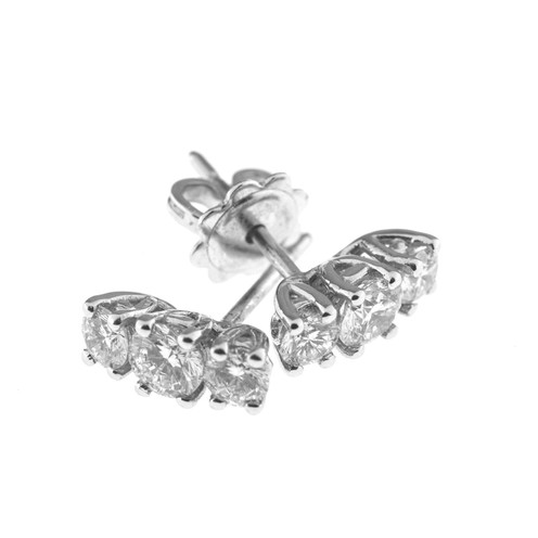 Orecchini Trilogi Leo-Cut 1,06 ct - 13OR