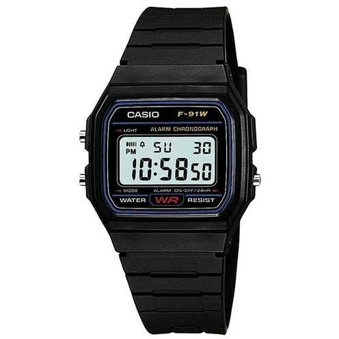Orologio Casio Vintage Nero - F-91W-1YER