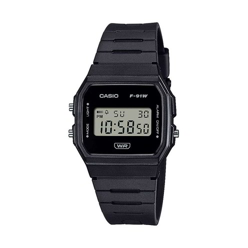Orologio Casio Vintage Nero - F-91WB-1AEF