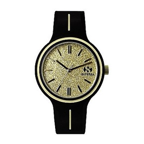 Orologio Donna Superga Lady Black And Gold - STC052 Orologio Donna Superga Lady Black And Gold - STC052