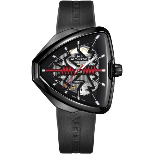 Orologio Hamilton Ventura Elvis80 Skeleton Auto - H24535331