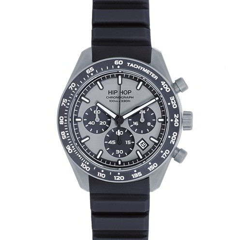 Orologio Hip Hop Chrono Graphite Black - HWU1344