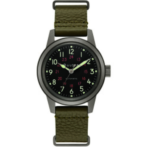 Orologio Uomo Bulova Military Hack - 98A255