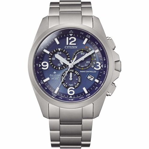 Orologio Uomo Citizen Field Radiocontrollato Super Titanio - CB5930-82L