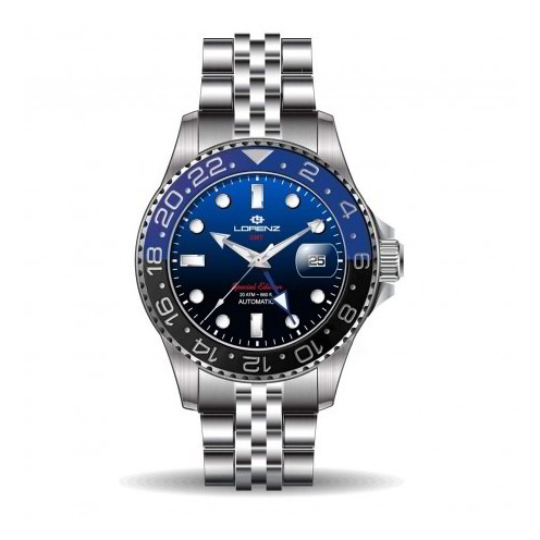 Orologio Uomo Lorenz GMT Two Tone - 030257BB