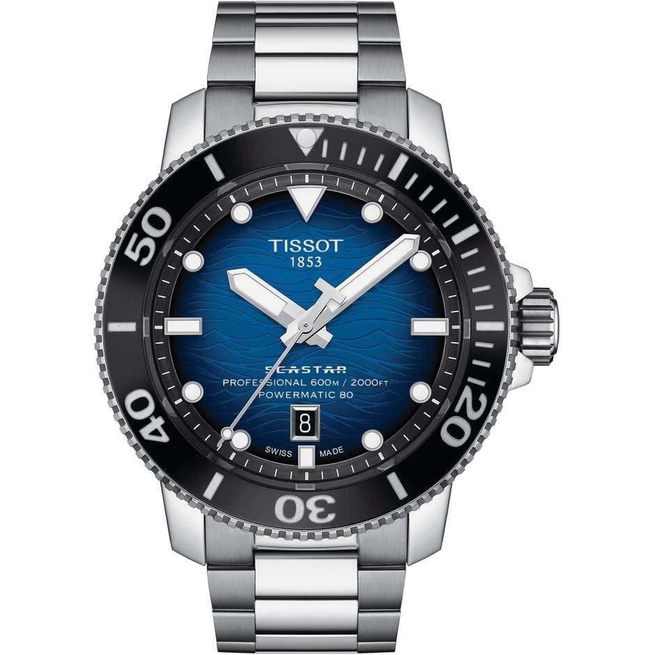 Orologio Uomo Tissot Seastar 2000 Pro Powermatic 80 - T1206071104101