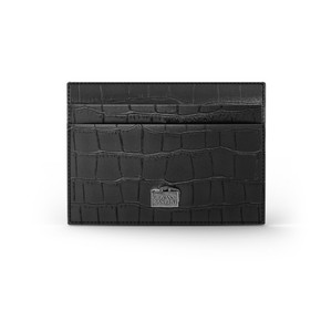 Portacarte Giovanni Raspini Pelle Croco Nera - L0022 Portacarte Giovanni Raspini Pelle Croco Nera - L0022
