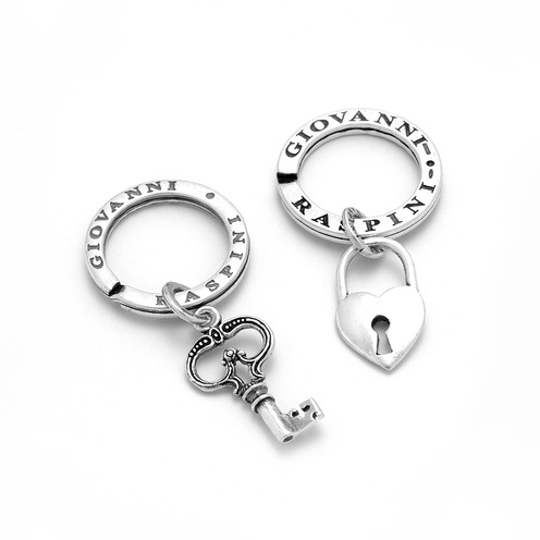 Portachiavi Giovanni Raspini Chiave Del Mio Cuore - X01840
