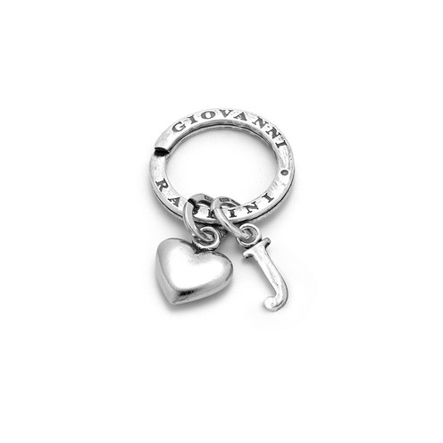 Portachiavi Giovanni Raspini Cuore Lettera J - X01850