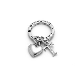 Portachiavi Giovanni Raspini Cuore Lettera T - X01854 Portachiavi Giovanni Raspini Cuore Lettera T - X01854