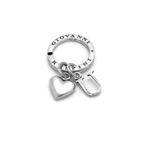 Portachiavi Giovanni Raspini Cuore Lettera U - X01853 Portachiavi Giovanni Raspini Cuore Lettera U - X01853